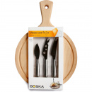 Deska okrągła i noże do serów Amigo Boska BO-358204