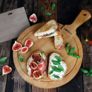 Deska okrągła z rączką do serwowania serów i przekąsek Friends Boska BO-320101