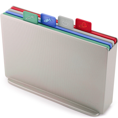 Deski do krojenia Index Joseph Joseph srebrny rozmiar S 60150