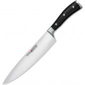 Długi nóż dla szefa kuchni 16 cm Wusthof Classic Ikon czarna rączka W-1040330126
