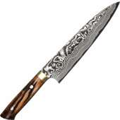 Długi nóż szefa kuchni kuty ręcznie 24 cm Takeshi Saji YBB stal VG-10 HA-469