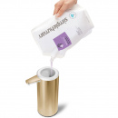 Dozownik akumulatorowy do mydła, bezdotykowy, simplehuman złoty ST1055