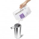 Dozownik bezdotykowy - akumulatorowy do mydła simplehuman stal polerowana ST1044