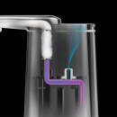 Dozownik bezdotykowy do mydła w pianie simplehuman stal szczotkowana ST1062