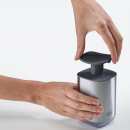 Dozownik do mydła w płynie z pompką Presto Steel Joseph Joseph grafitowy 85164