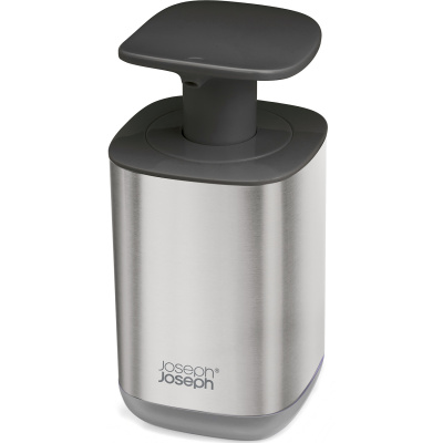 Dozownik do mydła w płynie z pompką Presto Steel Joseph Joseph grafitowy 85164