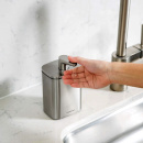 Dozownik do mydła z pompką 473ml simplehuman stal matowa KT1188