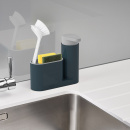 Dozownik płynu do naczyń i pojemnik SinkBase Joseph Joseph szary 85090