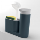 Dozownik płynu do naczyń i pojemnik SinkBase Joseph Joseph szary 85090