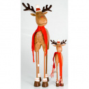 Drewniana figurka świąteczna Drescher Renifer duży dr 31324005