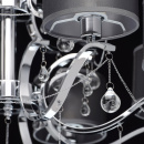 Duża, antracytowa wisząca lampa do salonu na 12 żarówek MW-LIGHT Elegance 379019212