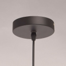 Duża druciana lampa wisząca frame pojedyncza czarna MW-LIGHT Loft 643012201