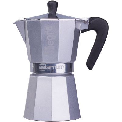 Duża kawiarka Bialetti Aeternum Allegra 300 ml, srebrna Bialetti-104