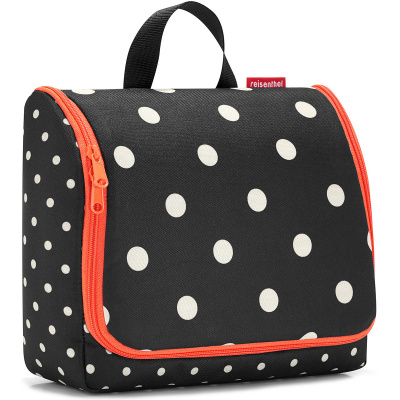 Duża kosmetyczka podróżna Reisenthel Toiletbag XL Mixed Dots RWO7051