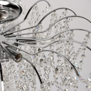 Duża, kryształowa lampa sufitowa 9-żarówek MW-LIGHT Crystal 464018609