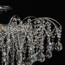 Duża, kryształowa lampa sufitowa 9-żarówek MW-LIGHT Crystal 464018609