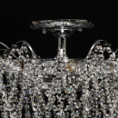 Duża, kryształowa lampa sufitowa 9-żarówek MW-LIGHT Crystal 464018609