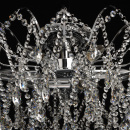 Duża, kryształowa lampa sufitowa 9-żarówek MW-LIGHT Crystal 464018609