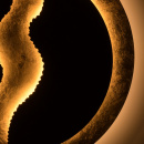 Duża lampa industrialna, złoto-rdzawa RegenBogen Industrial 452013401