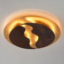 Duża lampa industrialna, złoto-rdzawa RegenBogen Industrial 452013401