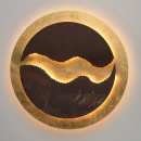 Duża lampa industrialna, złoto-rdzawa RegenBogen Industrial 452013401