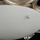 Duża lampa sufitowa 55 cm, białe szkło, perłowa podstawa Lantana Maytoni Classic H300-04-G