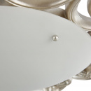 Duża lampa sufitowa 55 cm, białe szkło, perłowa podstawa Lantana Maytoni Classic H300-04-G