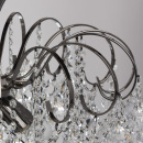 Duża lampa sufitowa z okrągłymi kryształami Pearls MW-Light Crystal 232016608