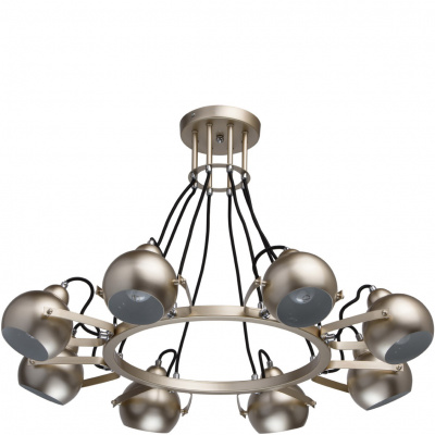 Duża lampa wisząca glamour perłowo-złota MW-LIGHT Loft 696010208