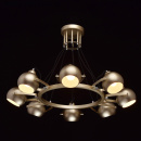 Duża lampa wisząca glamour perłowo-złota MW-LIGHT Loft 696010208