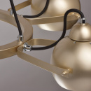 Duża lampa wisząca glamour perłowo-złota MW-LIGHT Loft 696010208