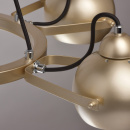 Duża lampa wisząca glamour perłowo-złota MW-LIGHT Loft 696010208