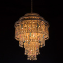 Duża lampa wisząca Marocco sztabki kolorowego szkła i kryształy MW-LIGHT Loft 185010913