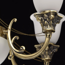 Duża lampa wisząca mosiądz antyczny i dodatkowe klosze retro MW-LIGHT Classic - 347019609