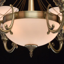 Duża lampa wisząca mosiądz antyczny i dodatkowe klosze retro MW-LIGHT Classic - 347019609