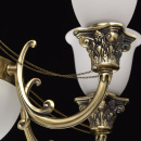 Duża lampa wisząca mosiądz antyczny i dodatkowe klosze retro MW-LIGHT Classic - 347019609