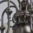 Duża lampa wisząca na 8 żarówek, szklane klosze MW-LIGHT Neoclassic 102010608