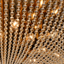 Duża półkula - lampa sufitowa złota, szklane korale Venezia MW-LIGHT Crystal 111012815