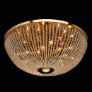 Duża półkula - lampa sufitowa złota, szklane korale Venezia MW-LIGHT Crystal 111012815