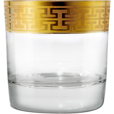 Duża szklanka kryształowa do whisky Hommage Gold Classic Zwiesel - 2 sztuki SH-1372-60-2