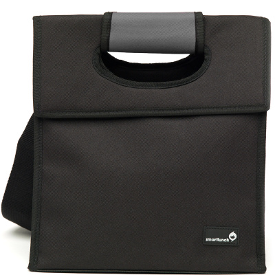 Duża torba na drugie śniadanie lub lunch Smart Cover czarno-szara 71077