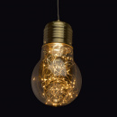 Duża żarówka - lampa wisząca nad stół w jadalni LED RegenBogen Loft 663011601