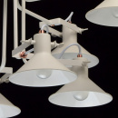 Duże oświetlenie wiszące na 8 żarówek - regulowane klosze MW-LIGHT Loft - wycofa 691010908