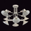 Duże oświetlenie wiszące na 8 żarówek - regulowane klosze MW-LIGHT Loft - wycofa 691010908