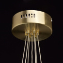 Duże żarówki - lampa wisząca LED do salonu LED RegenBogen Loft 663011707