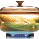 Duży garnek szklany z pokrywką Visions 5 Litrów VSD-5