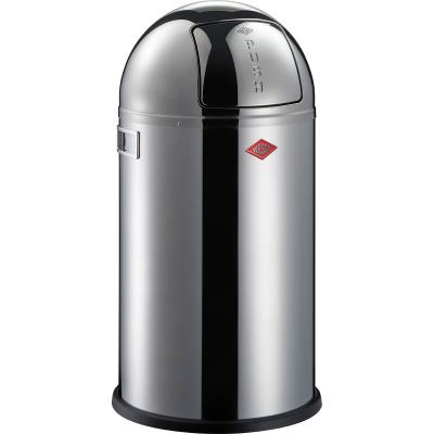Duży kosz na śmieci stal nierdzewna PushBoy 50 litrów Wesco 175831-41