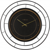 Duży, okrągły zegar ścienny 70 cm Fancy Nextime 3270 ZW