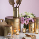 Duży pojemnik kuchenny złoty Modern Kitchen Typhoon 2,85 Litra 1401.182