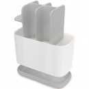 Duży pojemnik na szczoteczki, pastę do zębów EasyStore Joseph Joseph szary/biały 70510